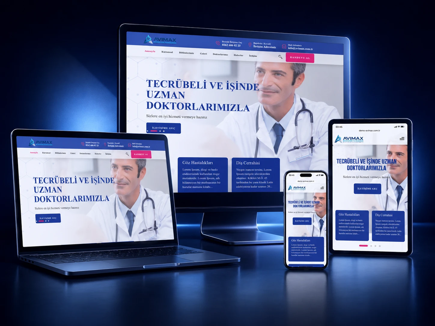 Avimax Doktor & Klinik V1 Sistemi - Kocaeli Yazılım