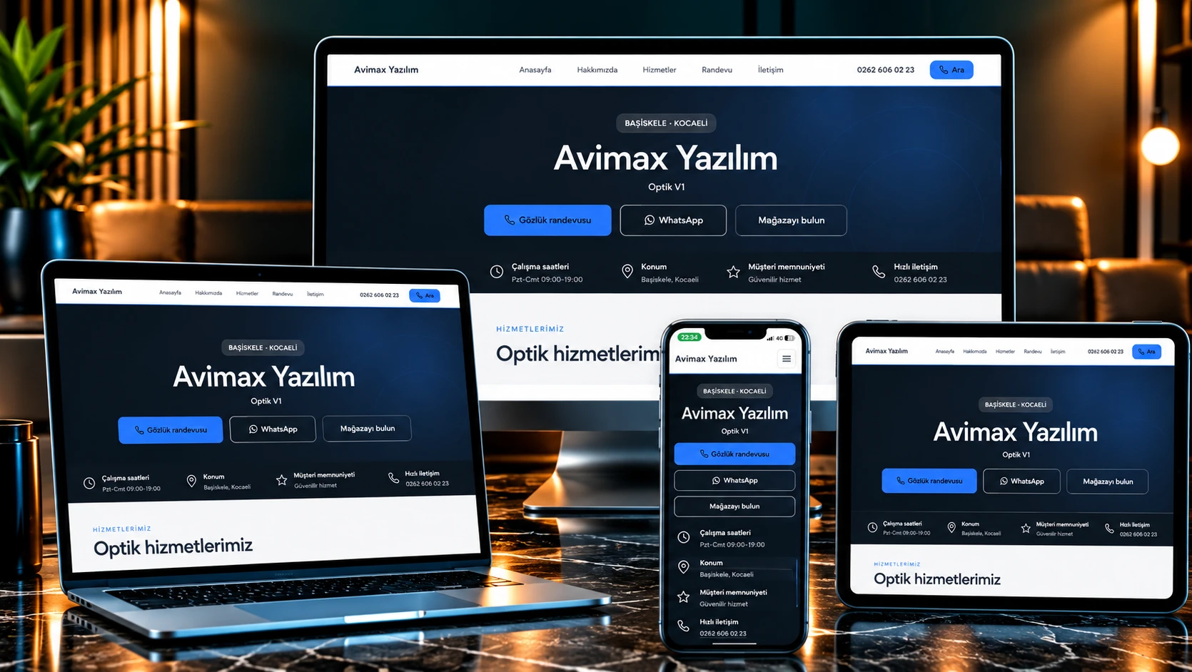 Avimax Optik V1 Sistemi - Kocaeli Yazılım