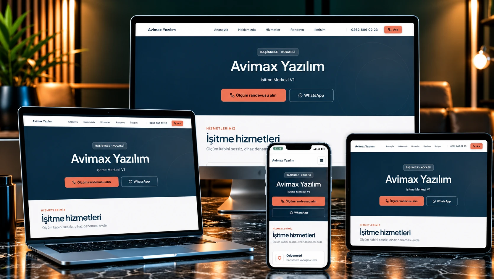 Avimax İşitme Merkezi V1 Sistemi - Kocaeli Yazılım