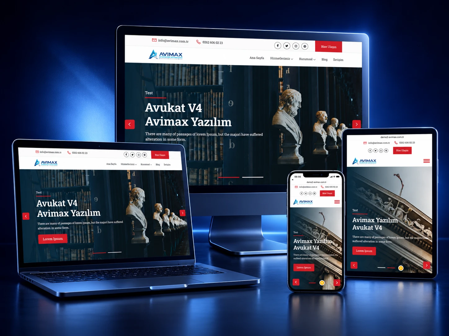 Avimax Avukat V4 Sistemi - Kocaeli Yazılım