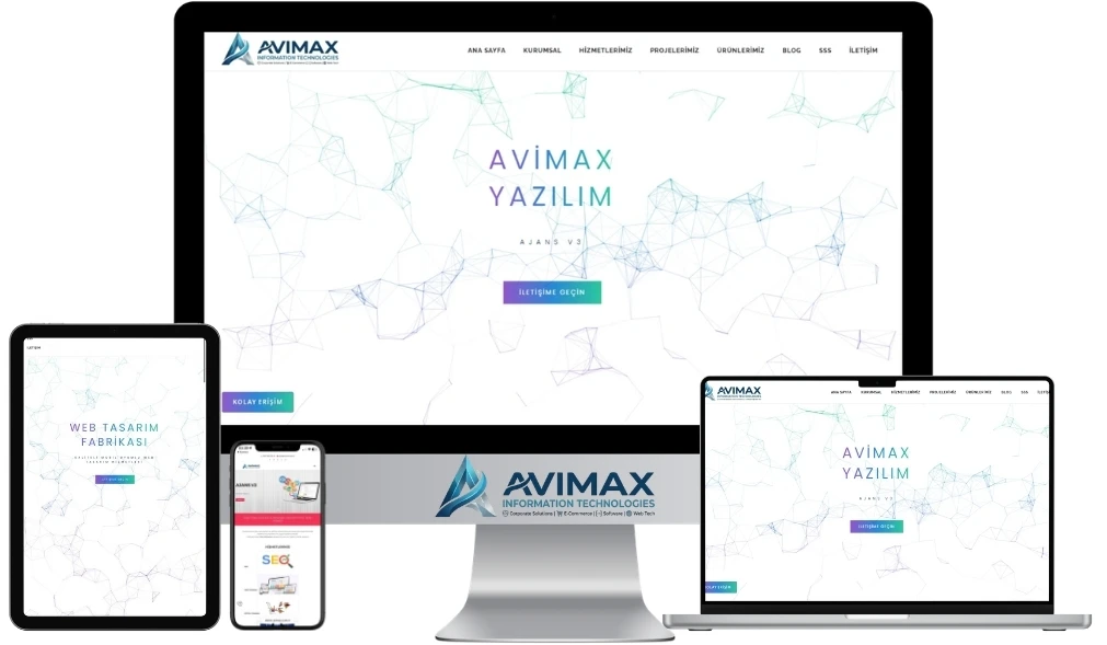 Dijital Ajans ve Medya Web Sitesi Yazılımı | Ajans V1 - Avimax Yazılım