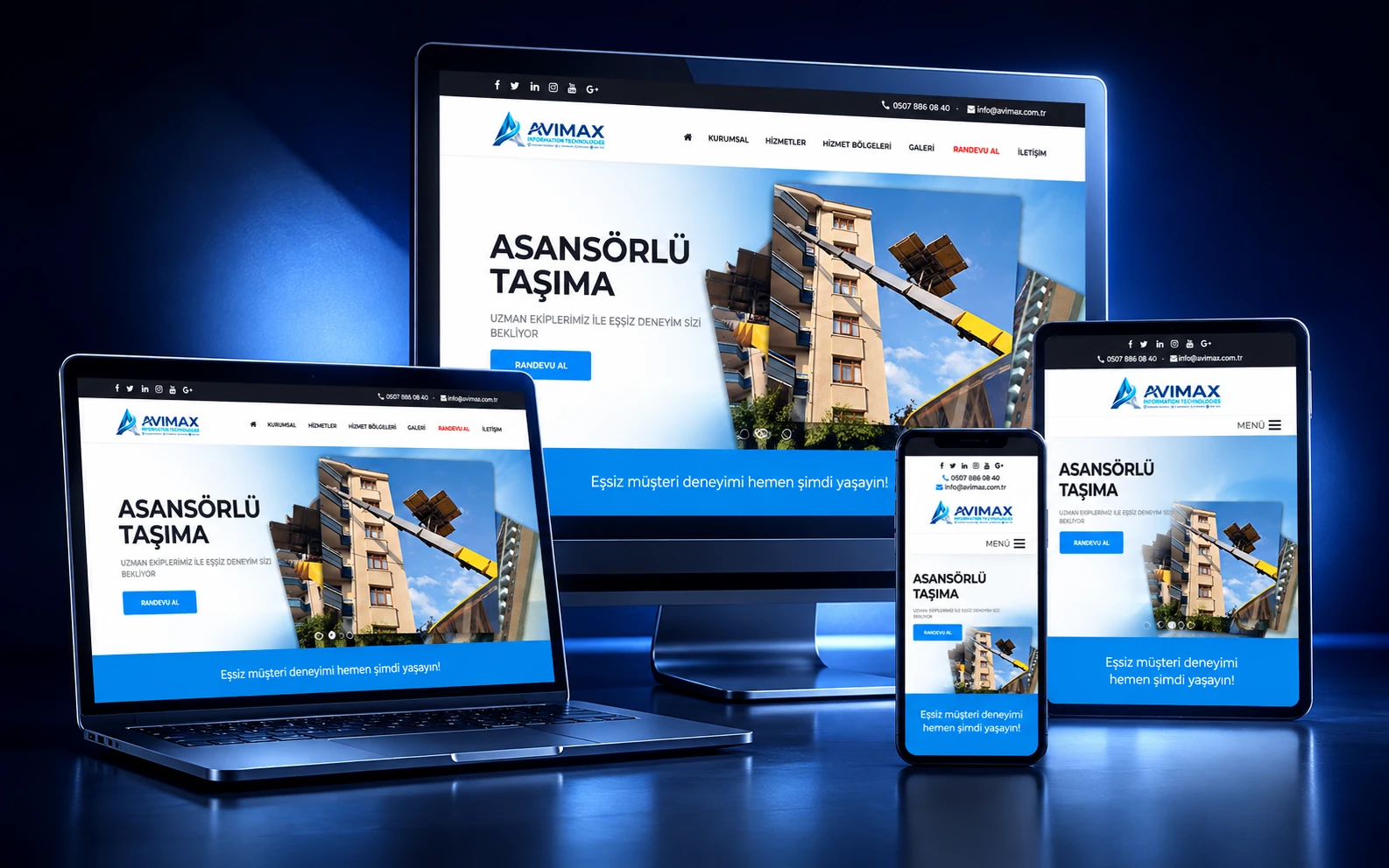 Avimax Nakliyat V7 Sistemi - Kocaeli Yazılım