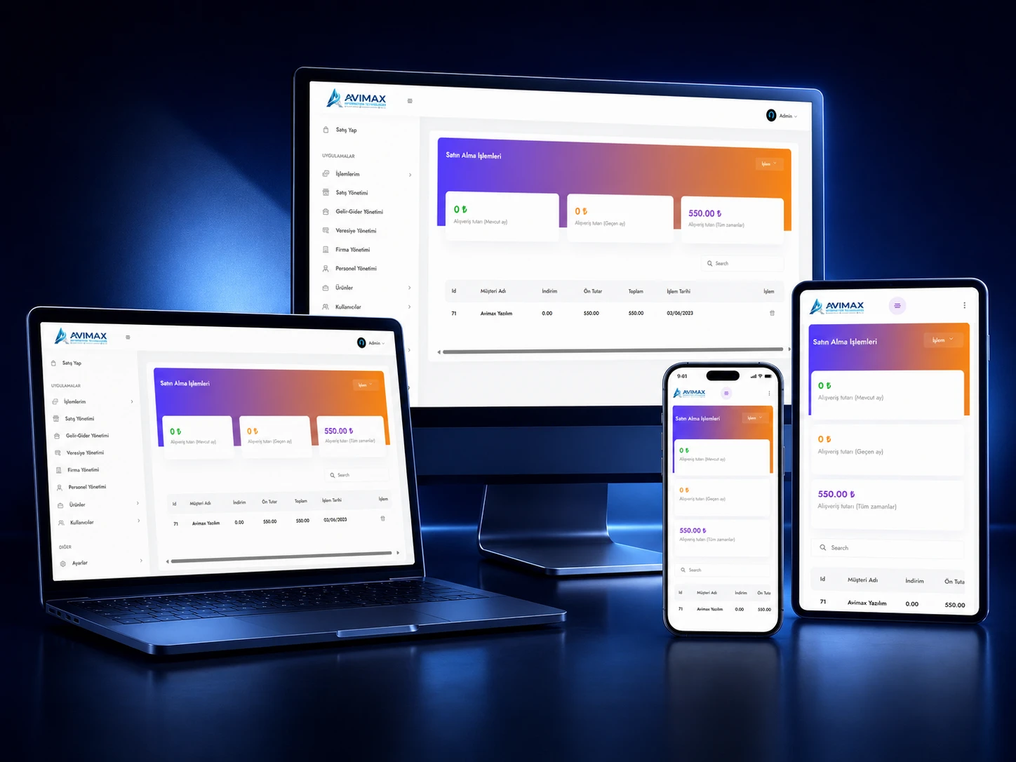 Avimax Yazılım Muhasebe V2 Sistemi - Kocaeli Yazılım