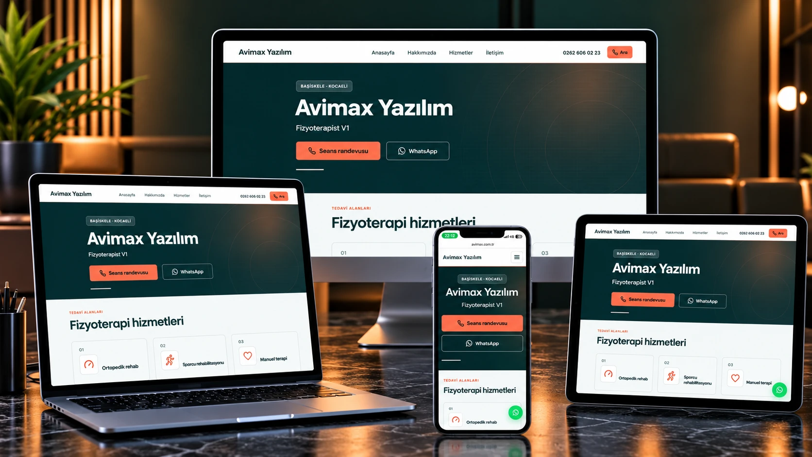 Avimax Fizyoterapist V1 Sistemi - Kocaeli Yazılım