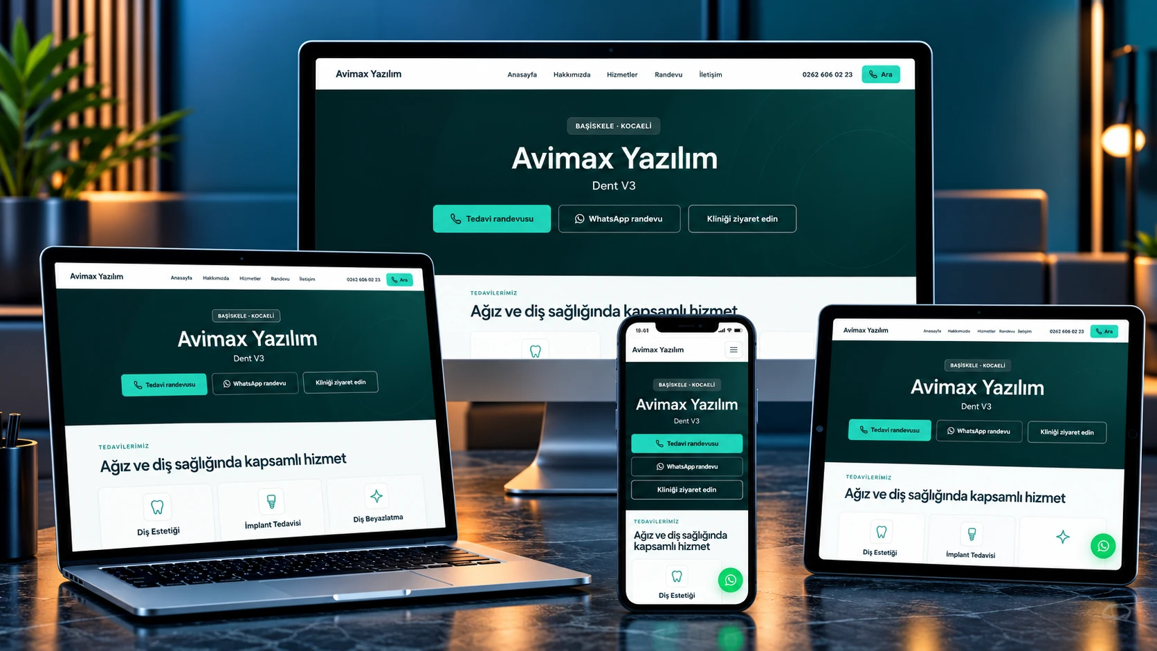Avimax Dent V3 Sistemi - Kocaeli Yazılım