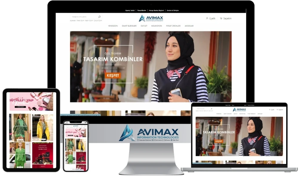 Gelişmiş E-Ticaret Sitesi Yazılımı | E-Ticaret V9 - Avimax Yazılım