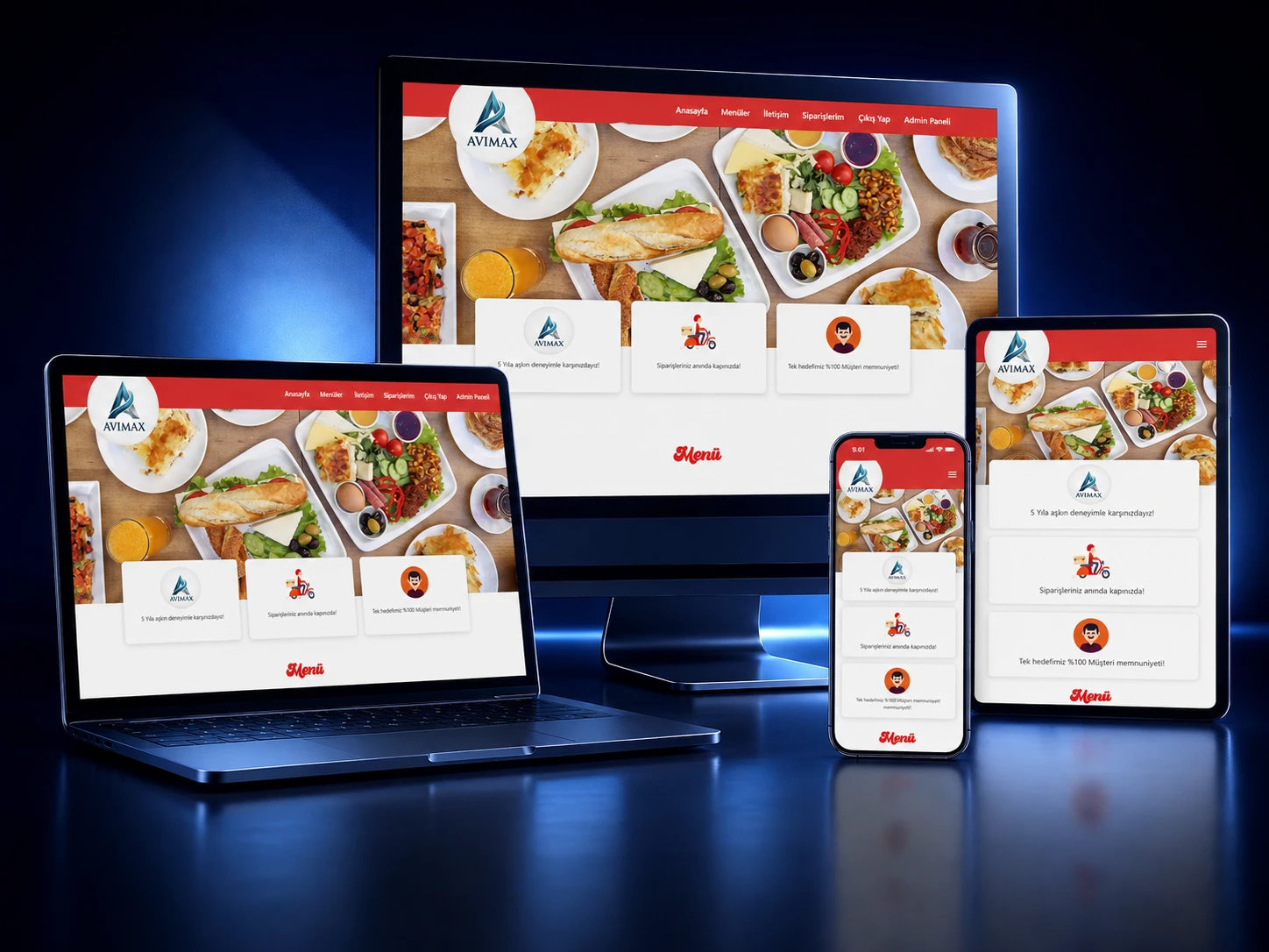 Avimax Restaurant V5 Sistemi - Kocaeli Yazılım