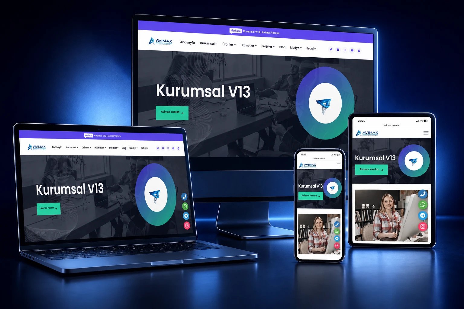 Avimax Kurumsal V13 Sistemi - Kocaeli Yazılım